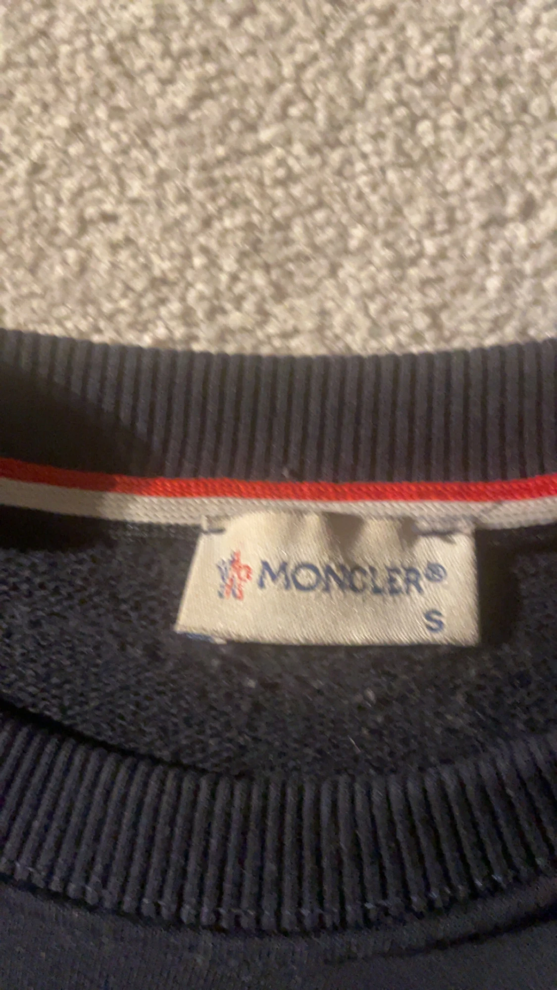 Mörkblå sweatshirt från Moncler S - 1