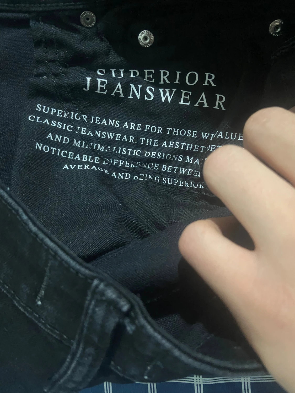 Jack and Jones svarta byxor - 1