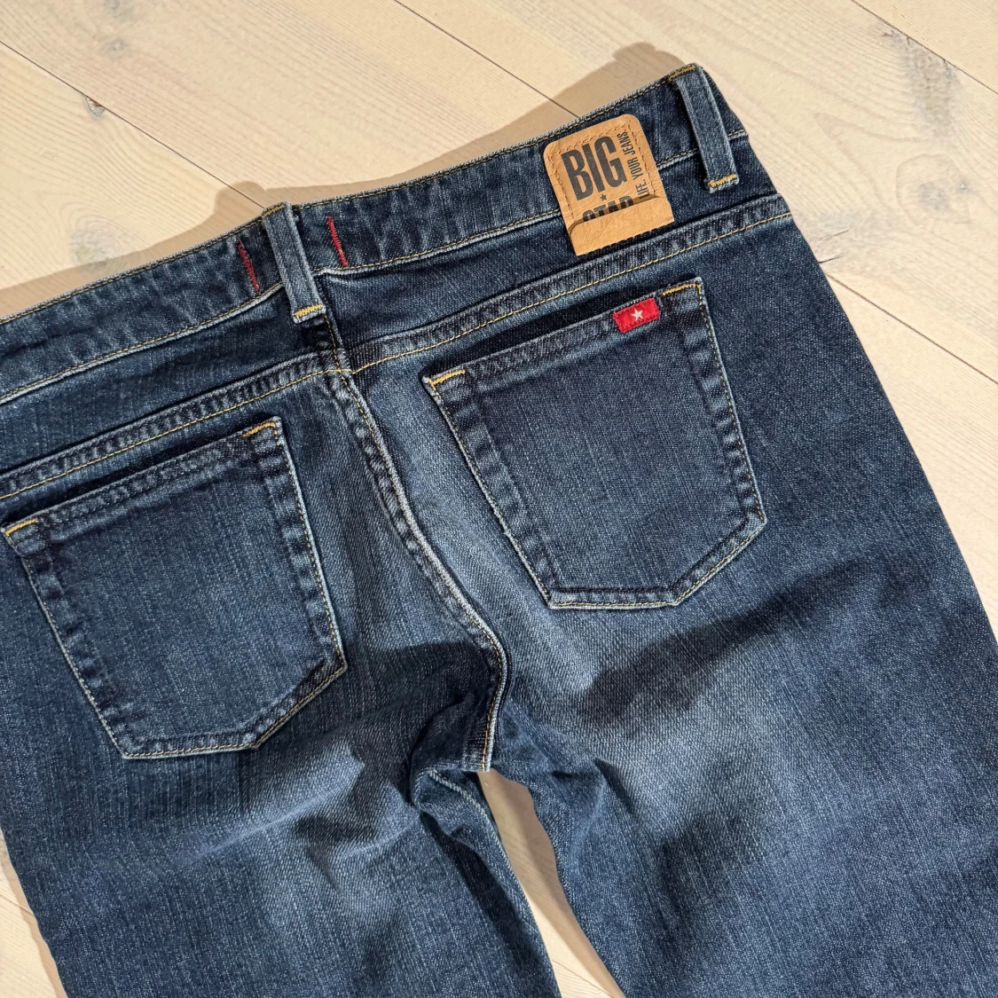 Lågmidjade bootcut jeans  - 4