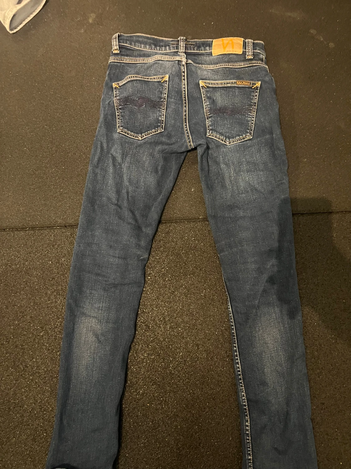 Blå skinny jeans från Nudie Jeans - 1