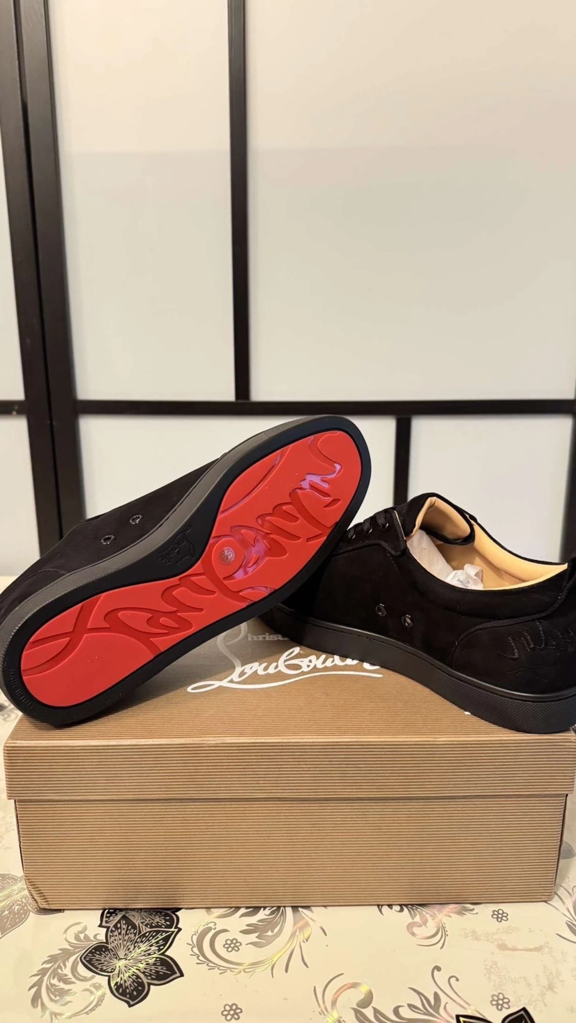 Svarta sneakers från Christian Louboutin - 3