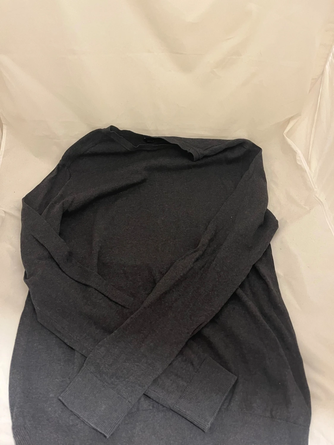 Mörkgrå långärmad tröja SELECTED - 1