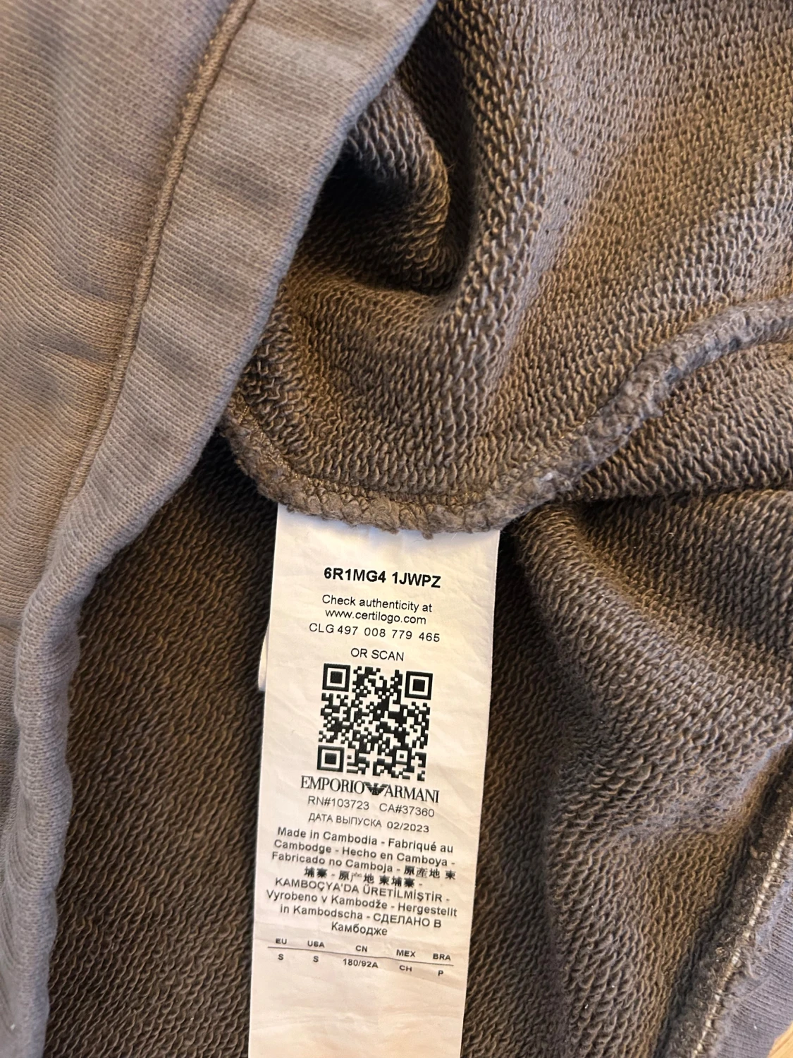 Brun sweatshirt Emporio Armani S - 3