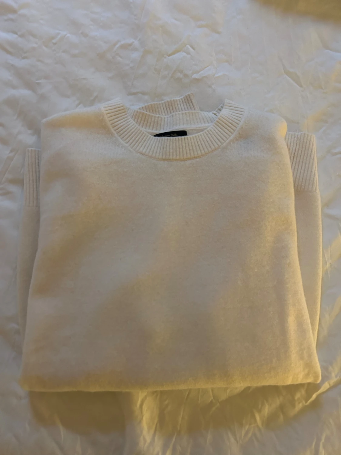 Vit stickad tröja från Massimo dutti - 2