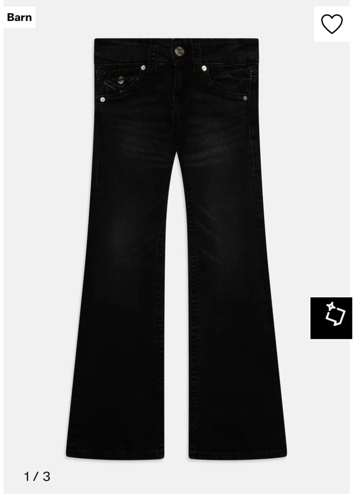 Low waist flare jeans