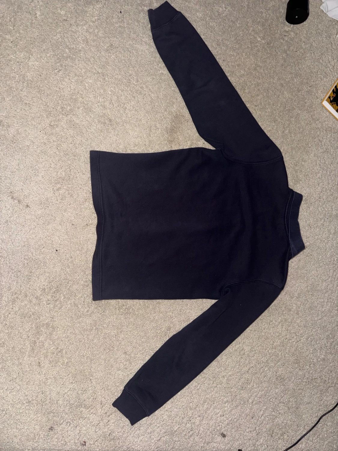 Mörkblå half zip tröja från H&M - 1