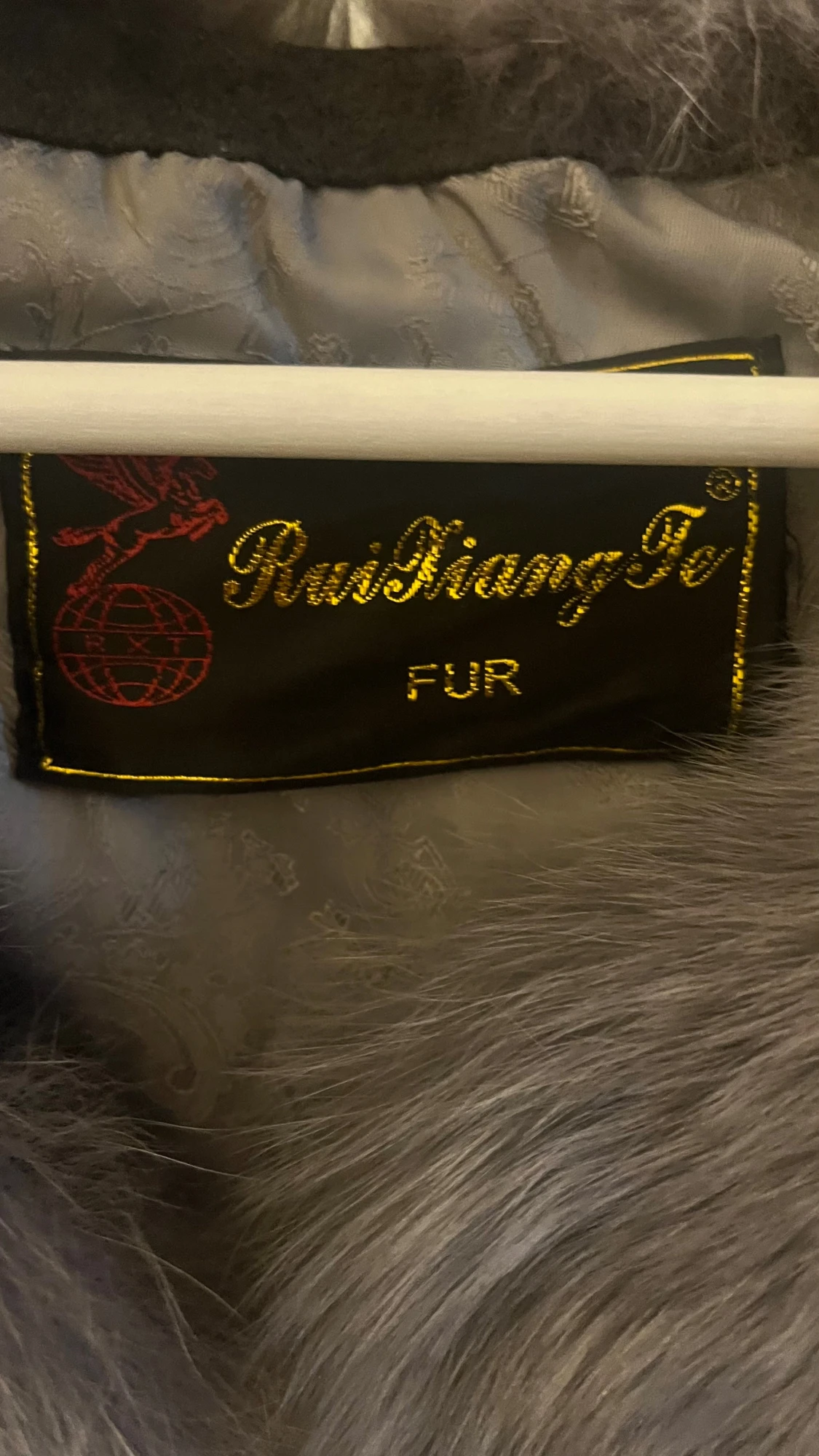 Grå pälsväst från RuiXiangTe - 2