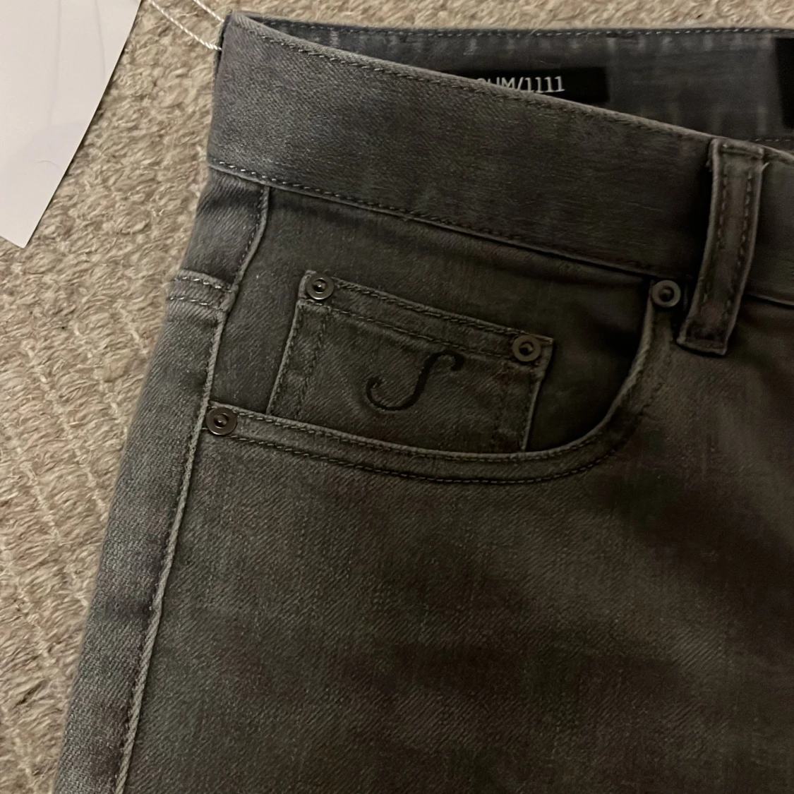 Grå slim jeans från Sacre jeans, stl 29 - 3