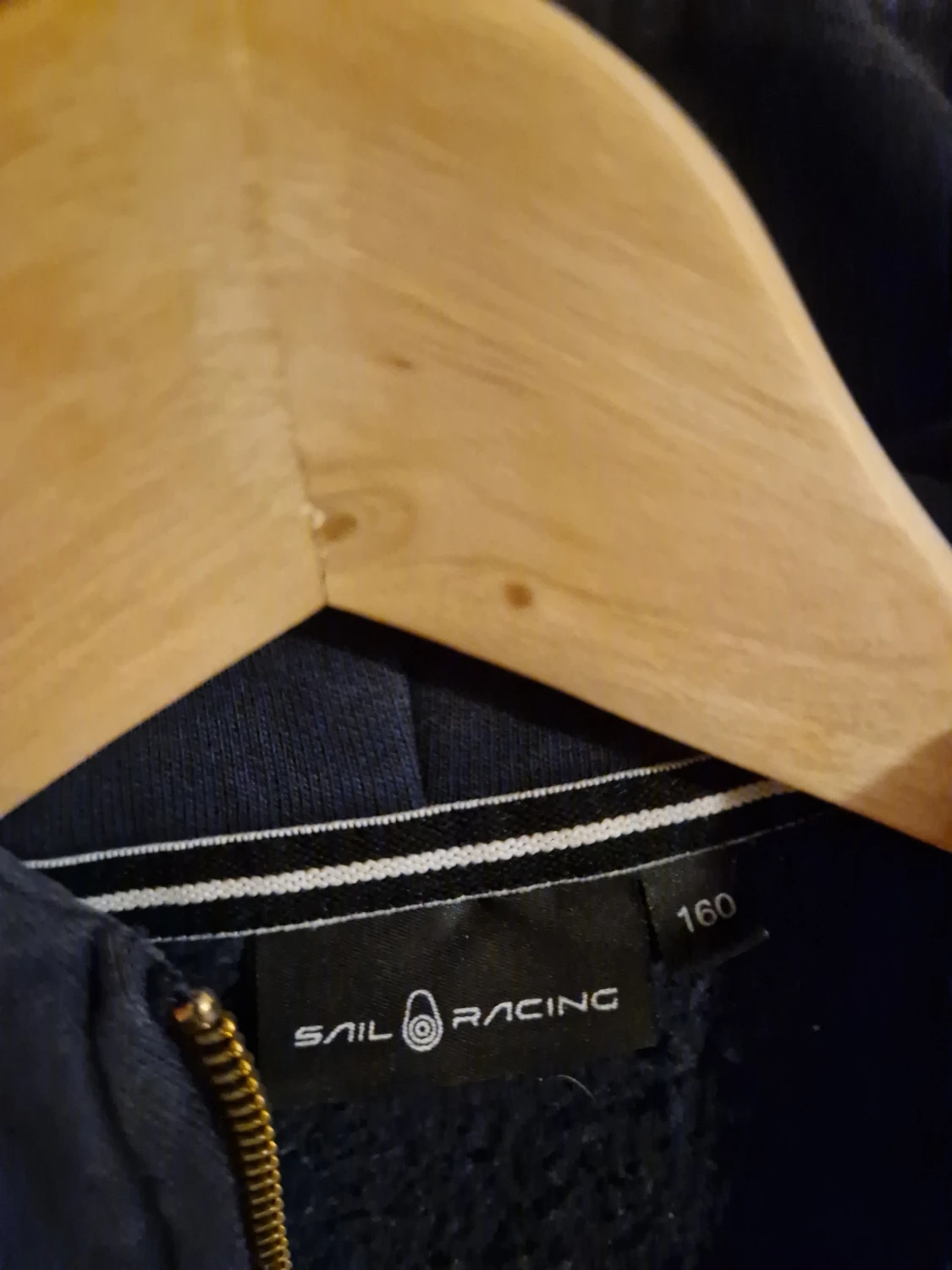 Marinblå hoodiejacka Sail Racing - 1