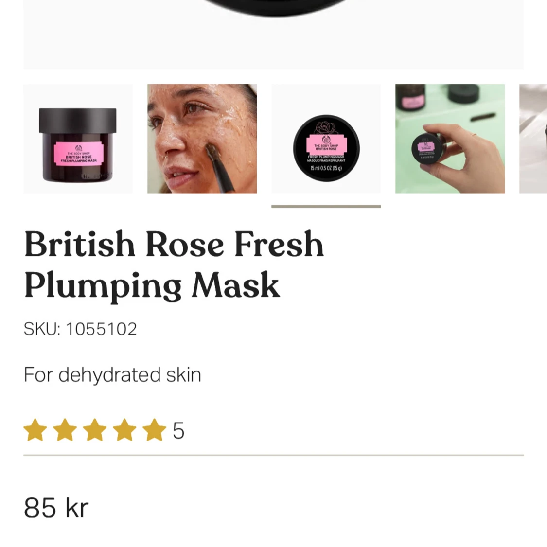 British rose plumping mask 2 pack - 1
