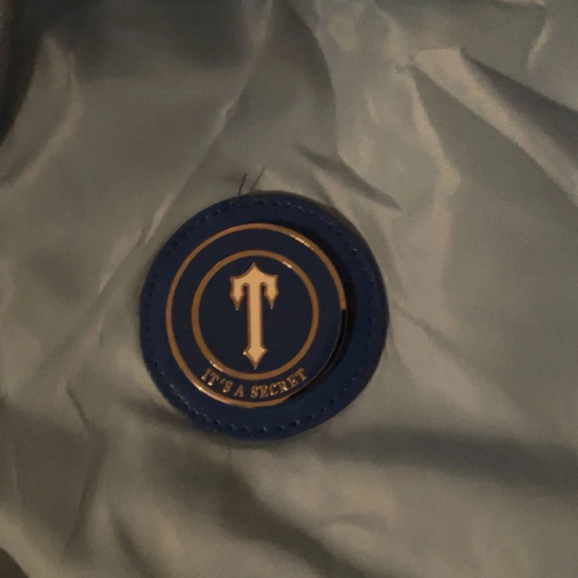 Blå vindjacka från Trapstar med huva - 3