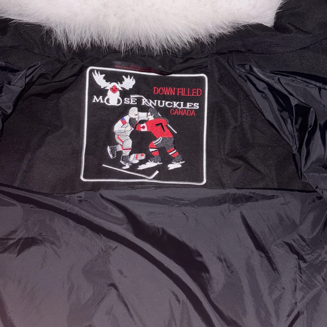 Svart dunjacka Moose Knuckles - 3