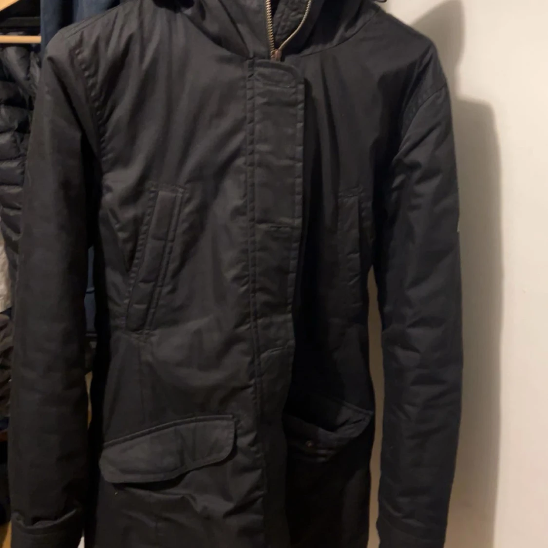 Svart parkajacka från Etirel, strl 40