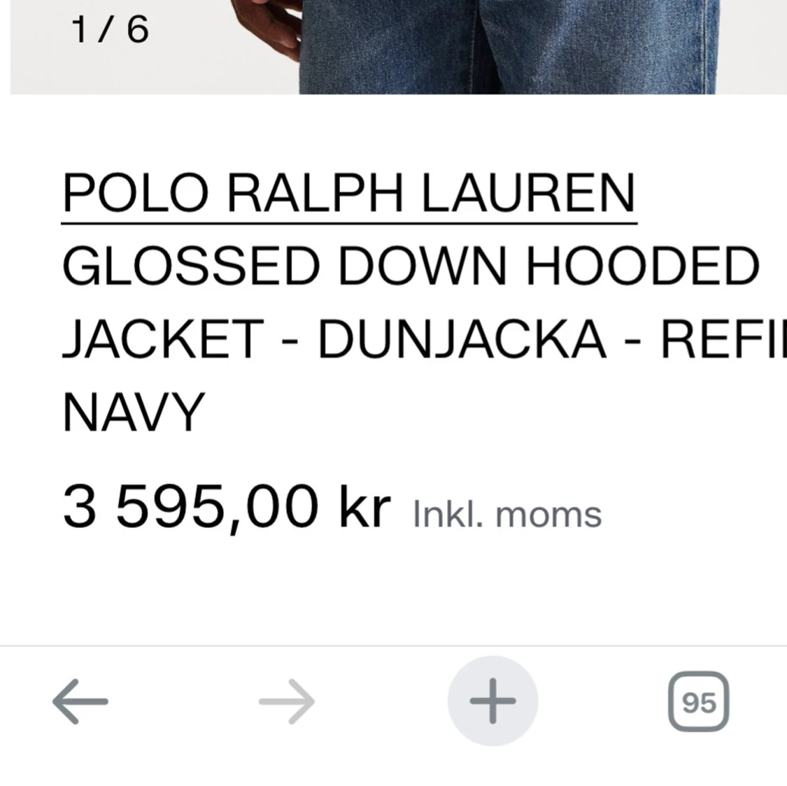Mörkblå pufferjacka från Polo Ralph Lauren - 4