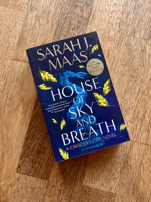 House of Sky and Breath - Bok 2 i Crescent City-serien av Sarah J. Maas. Helt ny, säljer då jag har en annan utgåva. Perfekt för dig som älskar magi, passion och episka äventyr! Boken ligger uppe på fler ställen, skriv vid intresse så aktiverar jag köpknappen 💛