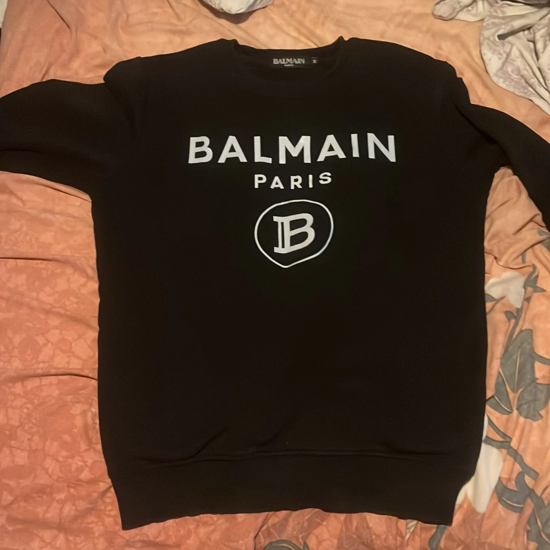 Svart sweatshirt från Balmain Paris