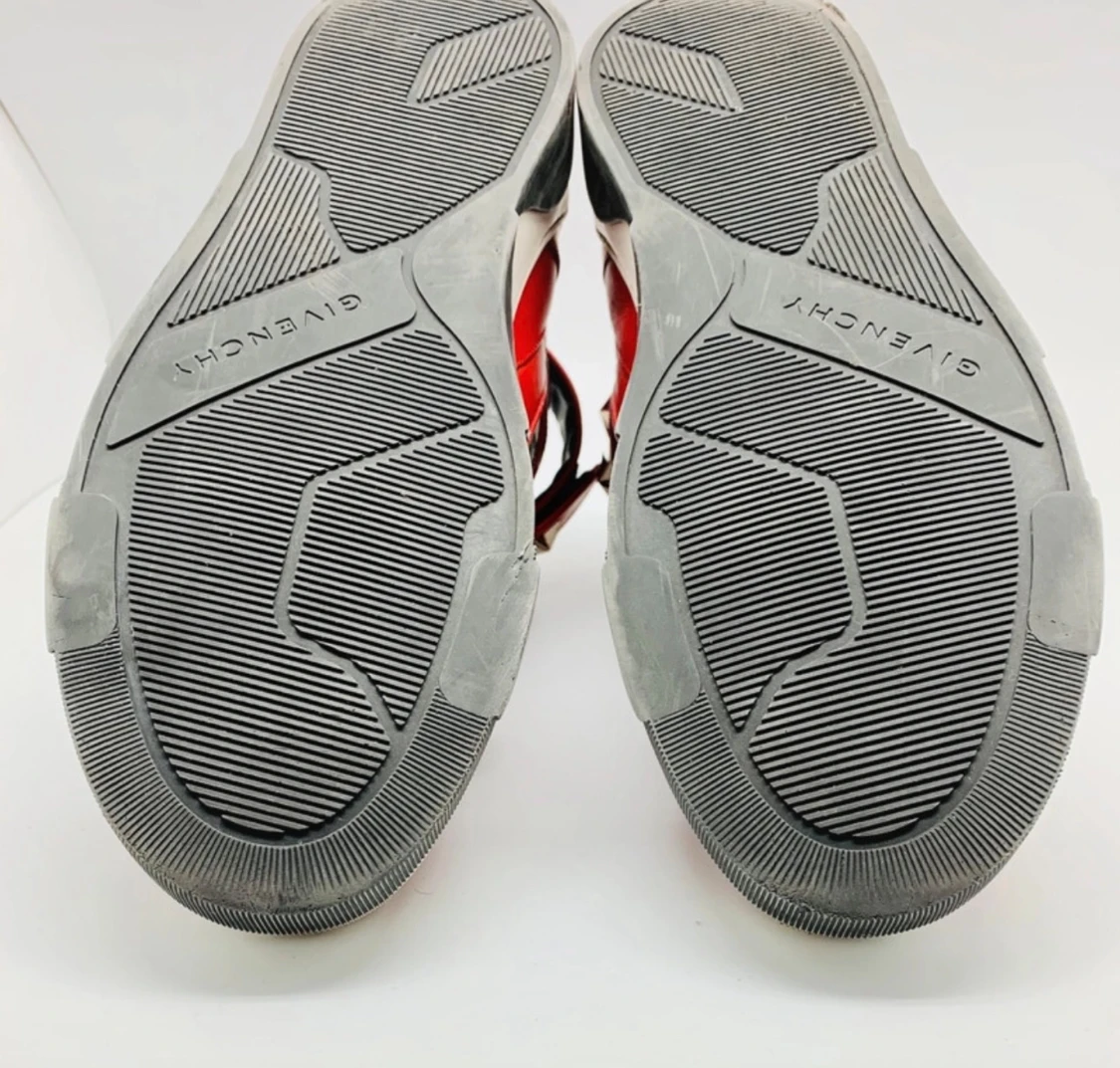 Givenchy röda high-top sneakers - 3