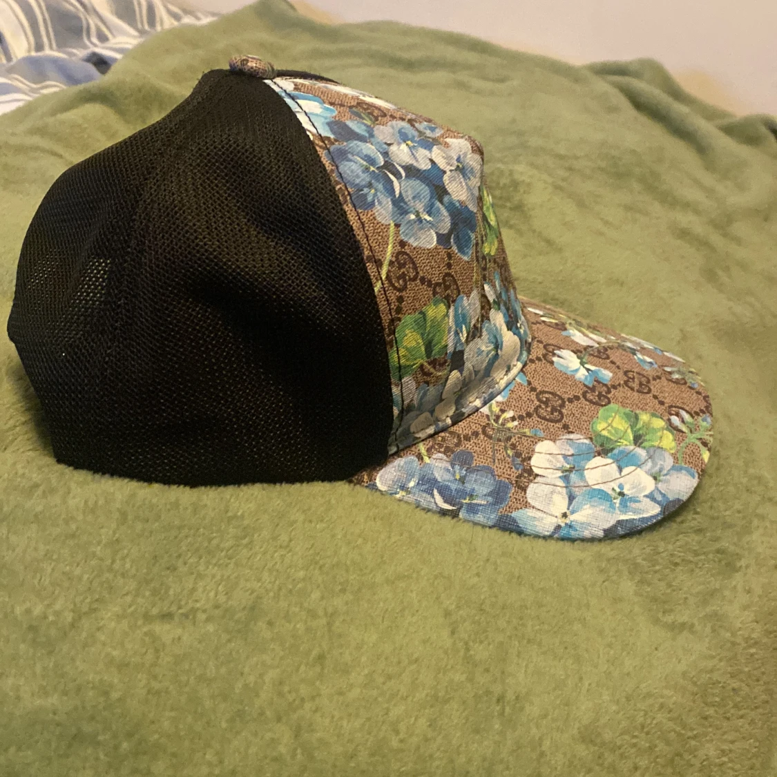 Gucci blommig keps med mesh - 2