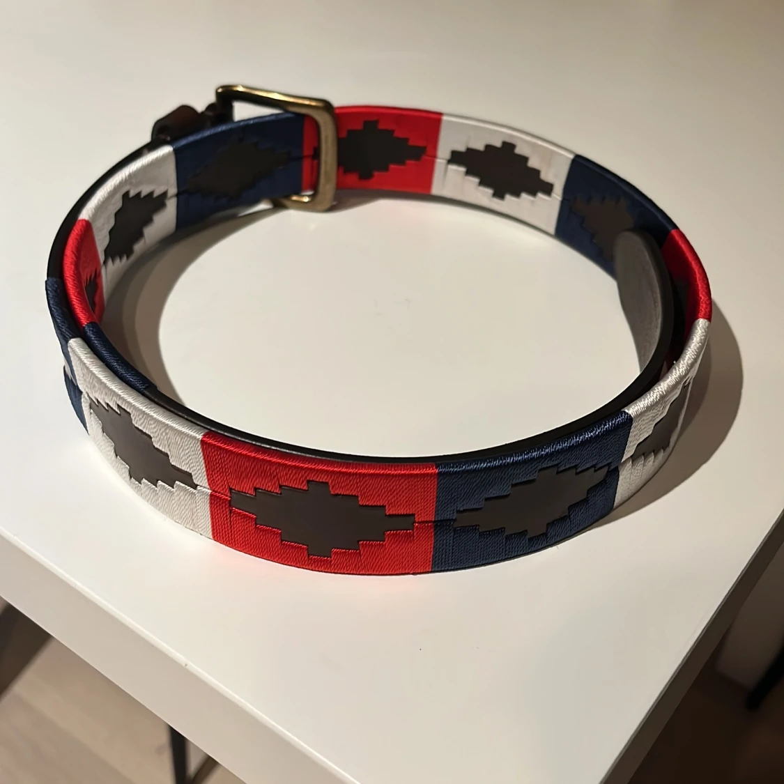 Nordfors mönstrat skärp i skinn - 2