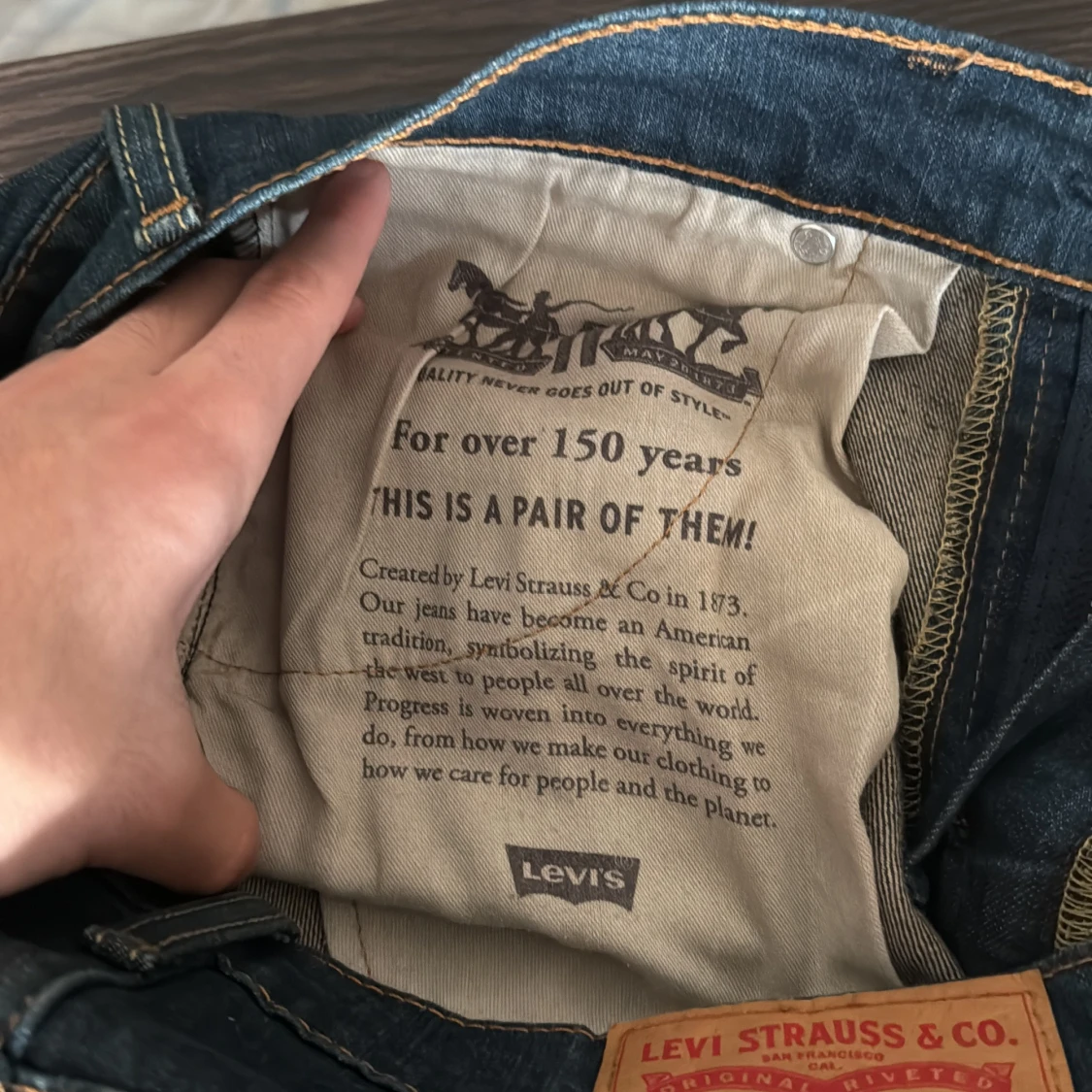 Levi's 541 blå jeans - 4