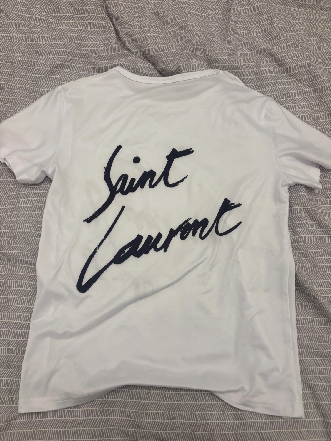 Vit Saint Laurent t-shirt - 1