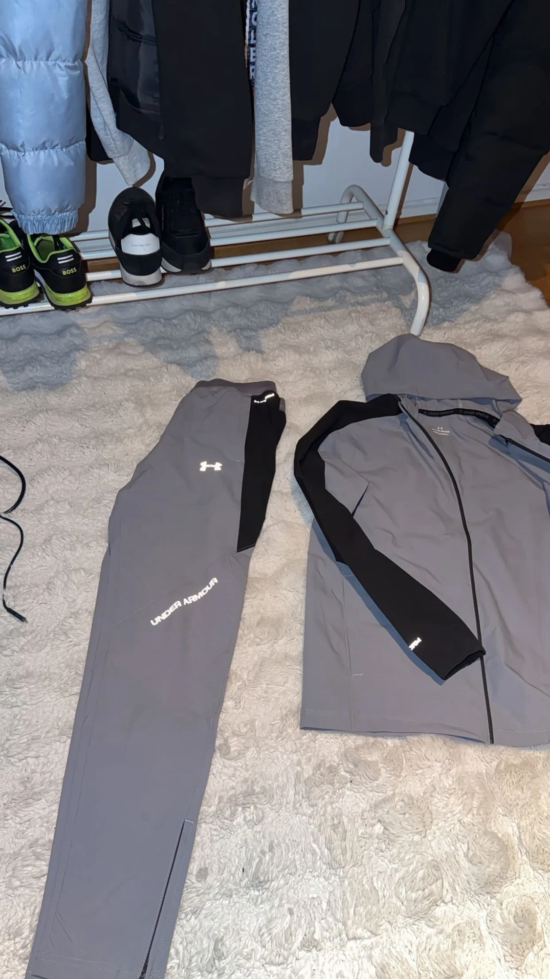 Under Armour träningsset grå/svart M - 1