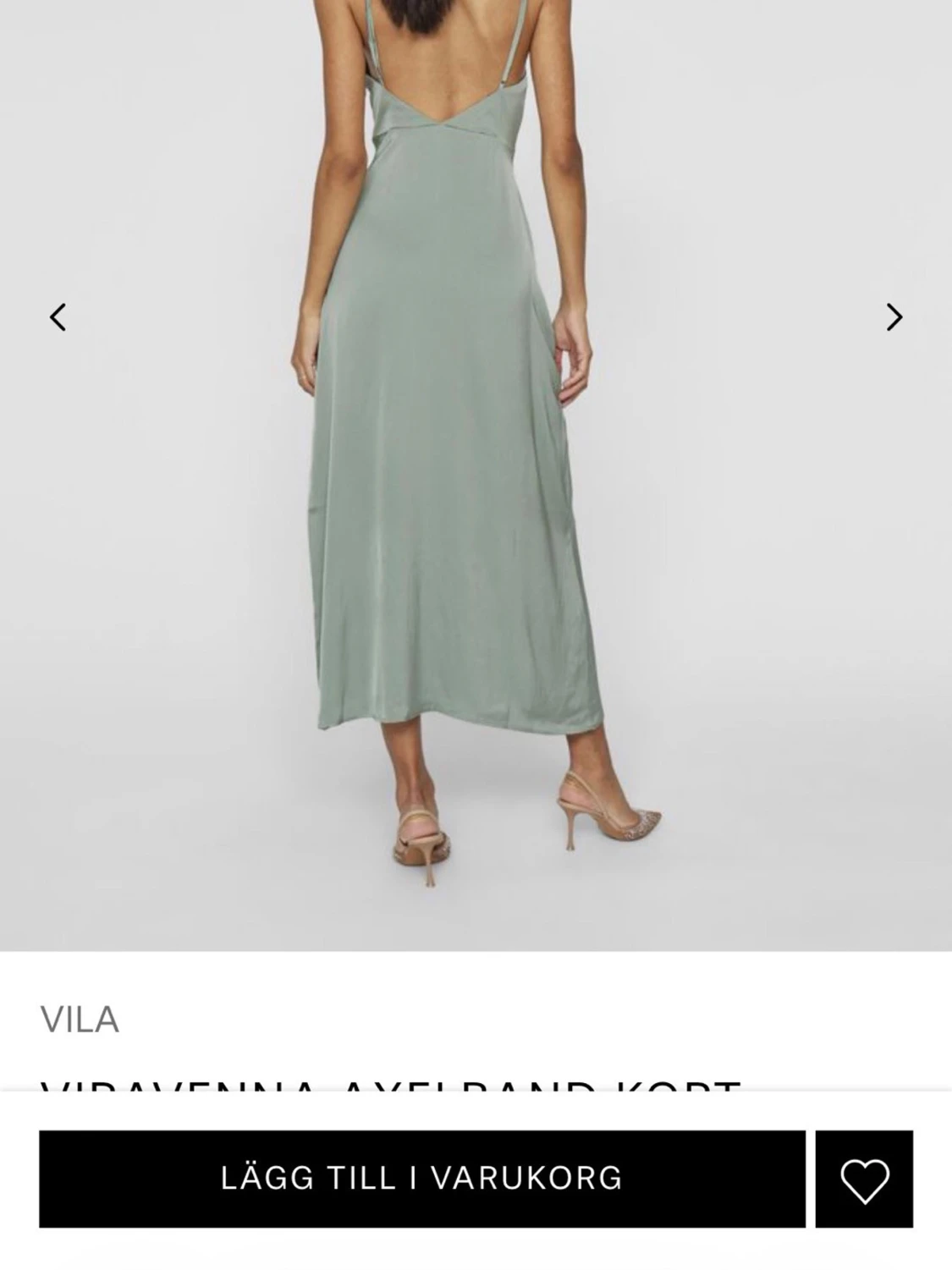 Grön långklänning från Vila - 1