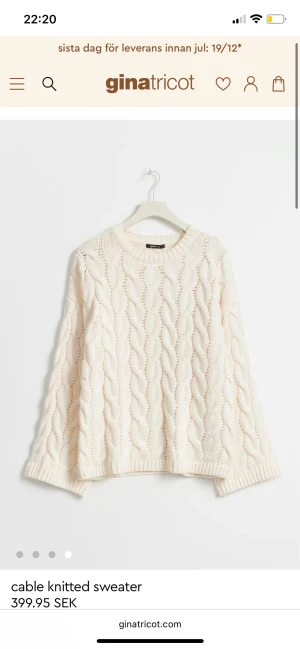 Chunky knitted cardigan Gina Tricot - Har haft på dig max fem gånger, så den är i princip ganska oanvänd och den är slutsåld i butikens lager