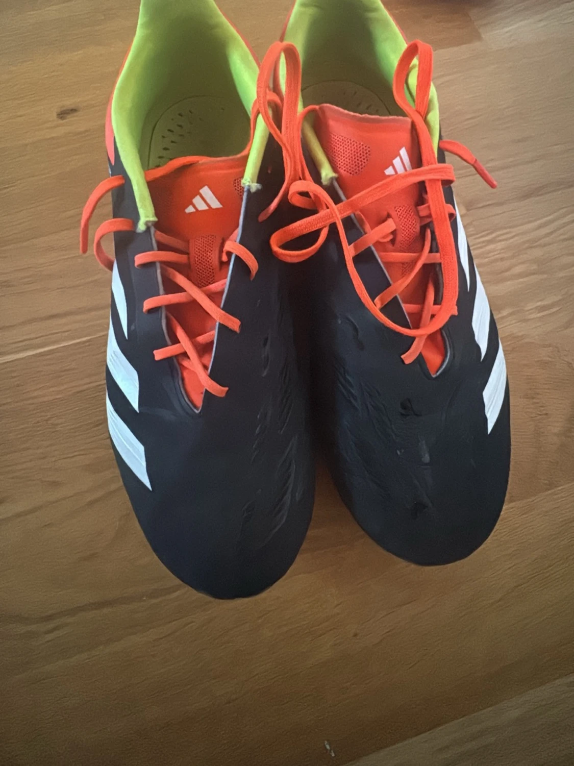 Adidas Predator fotbollsskor svart/orange - 1
