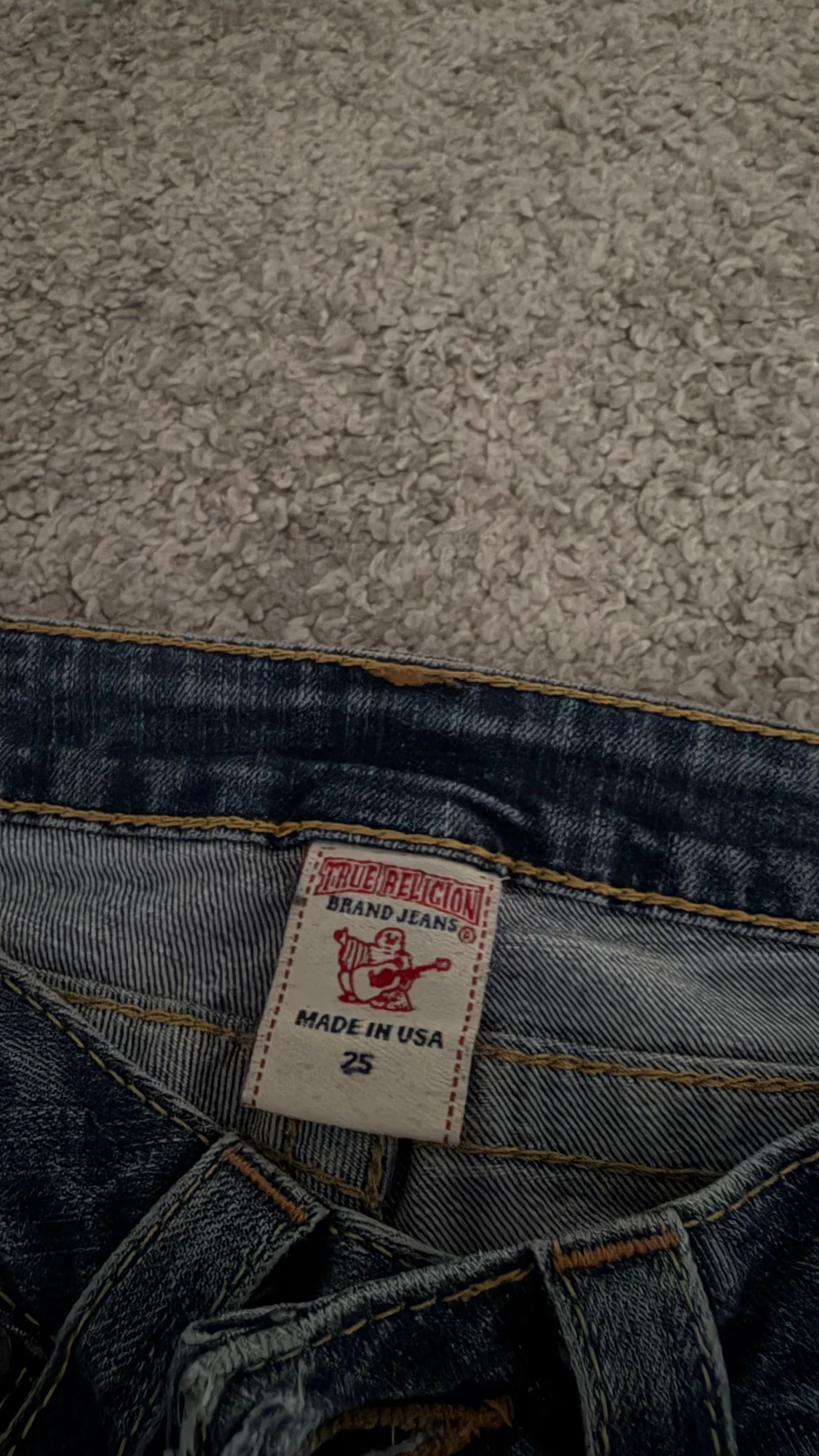 True Religion blå bootcut jeans - 3