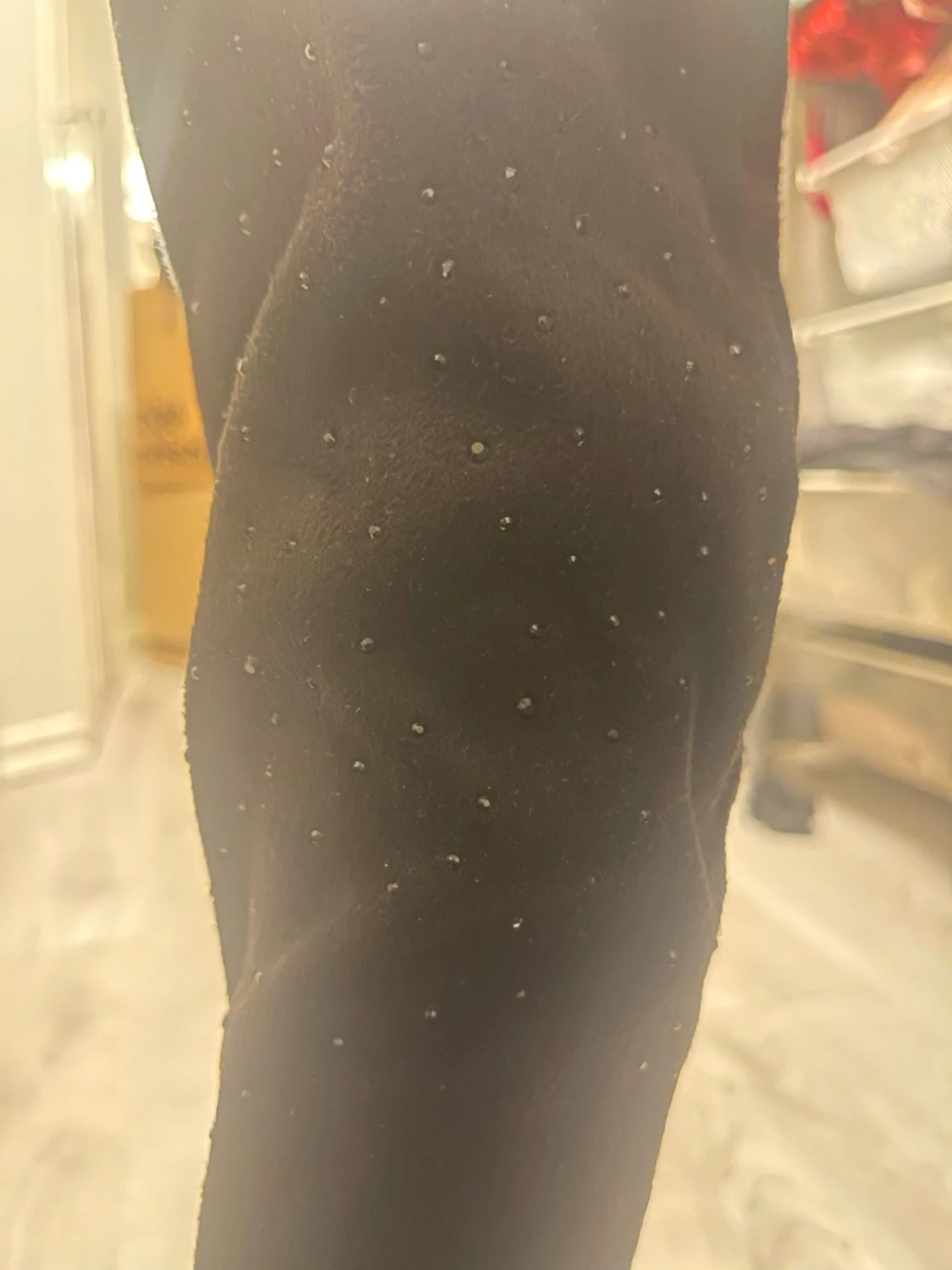 Svarta overknee boots med klack - 5