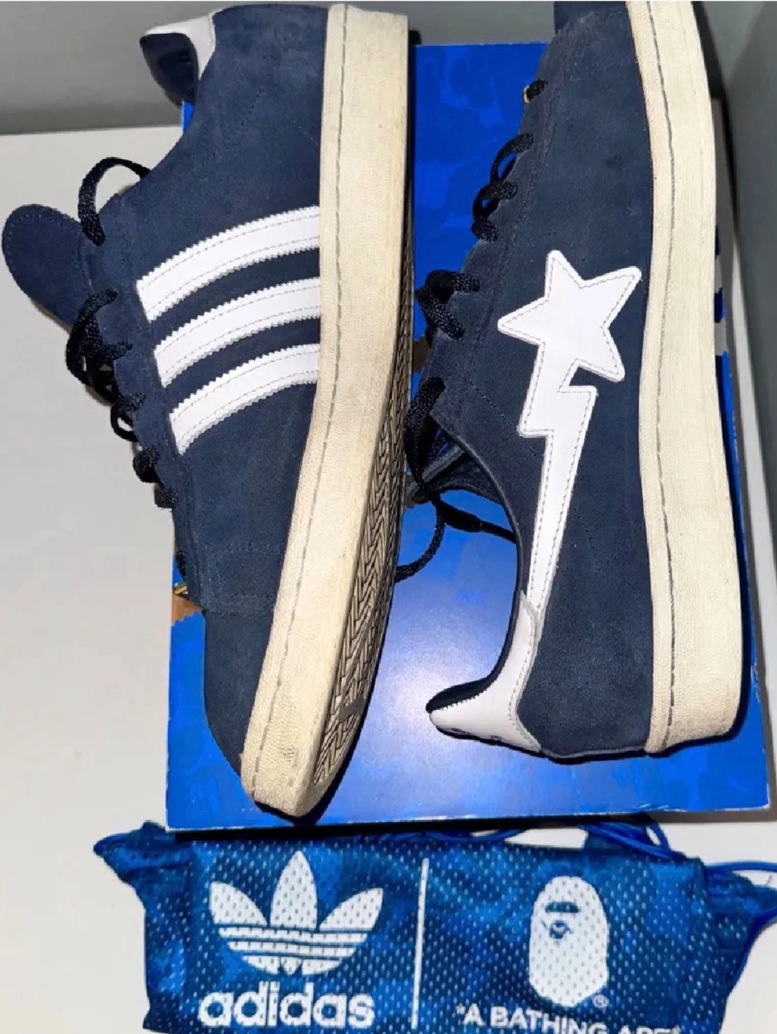 Adidas campus x bape