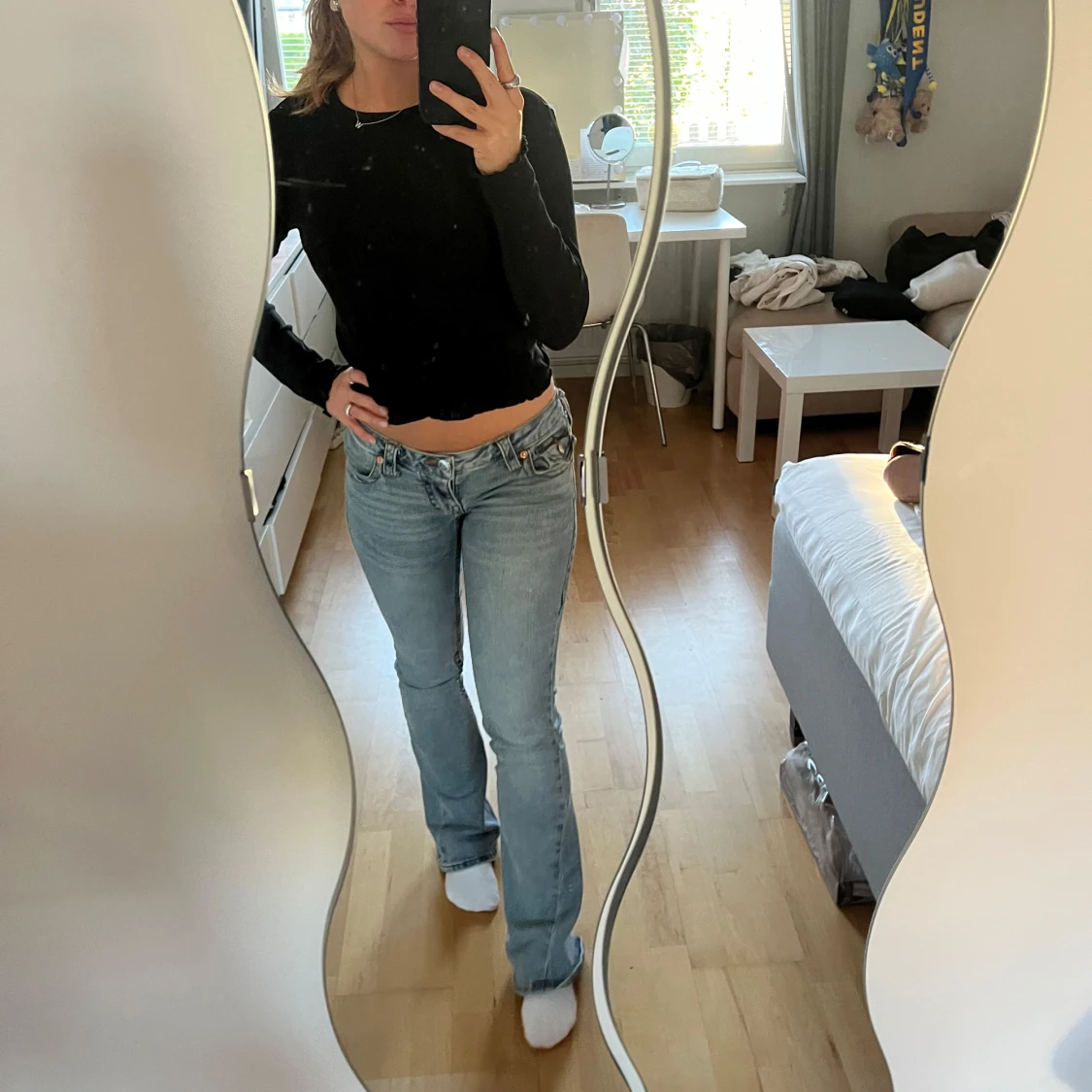 Ljusblå bootcut jeans från True Religion - 6