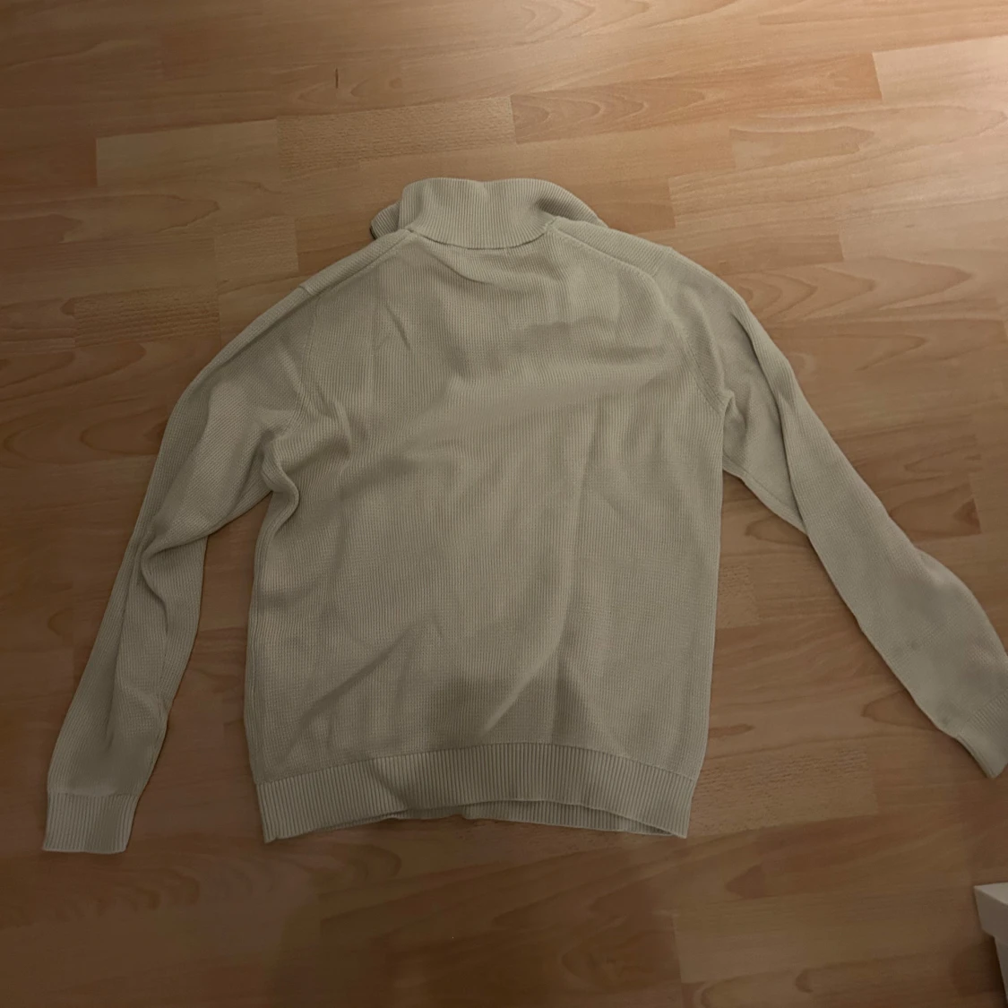 Beige stickad half zip från selected Homme - 1