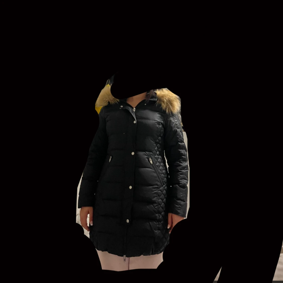 Svart lång pufferjacka Rockandblue - 4