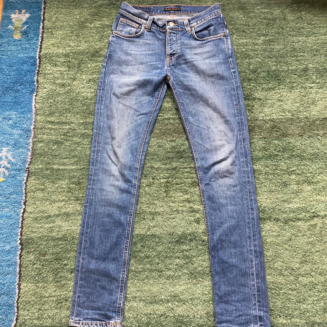 Nudie Jeans Grim Tim blå jeans W30 L32