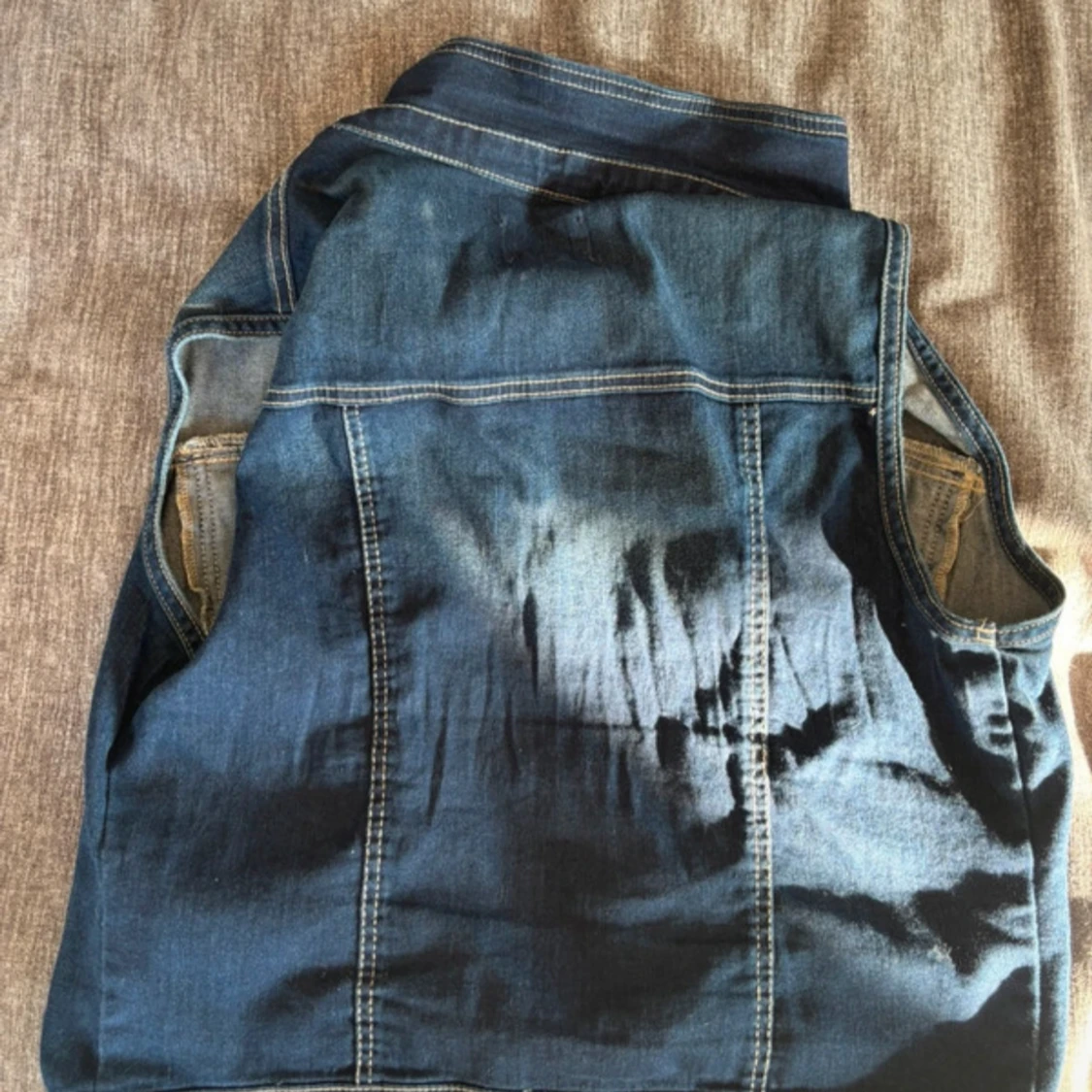 Jeansväst från ONLY i blå denim - 1