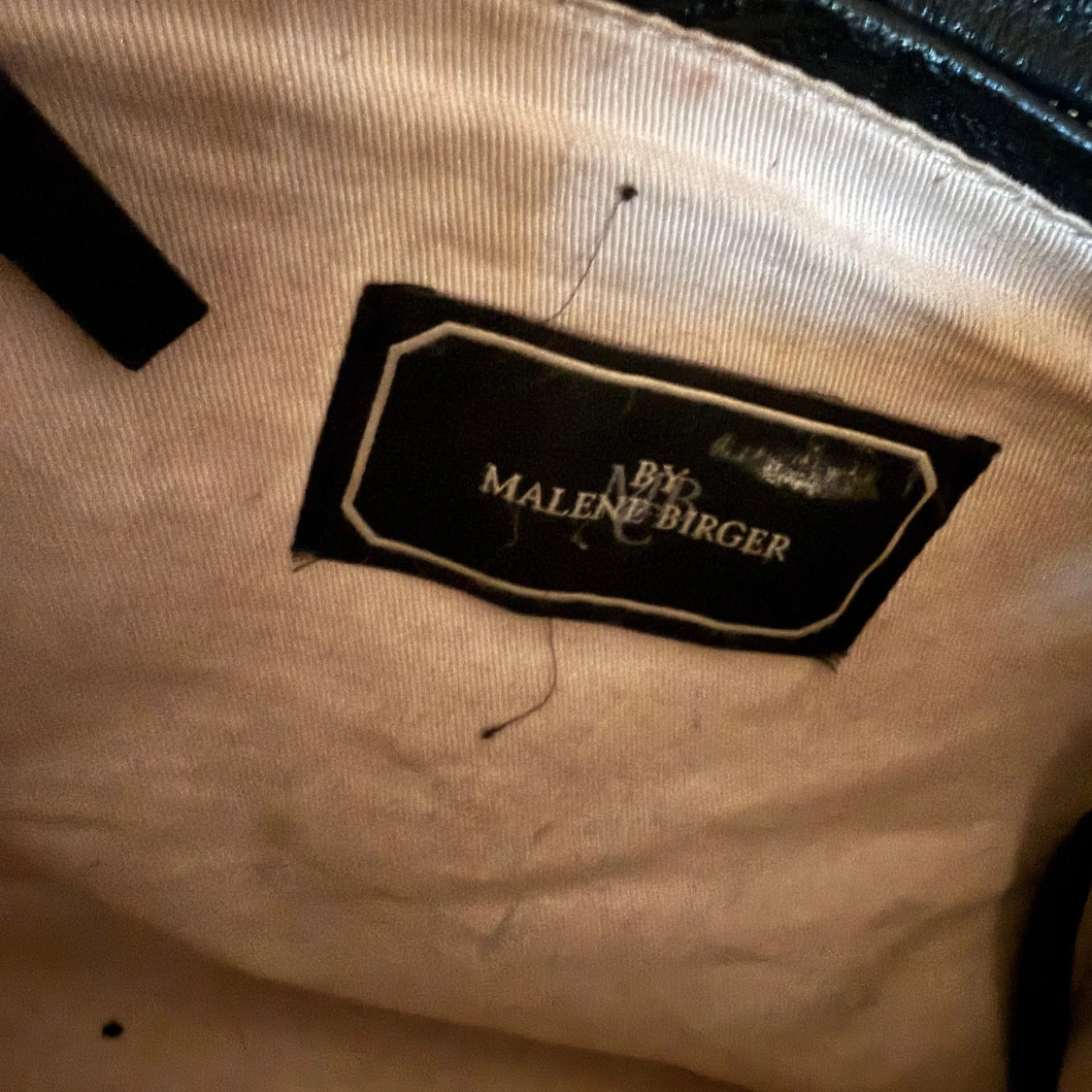 Svartvit shoppingväska By Malene Birger - 2