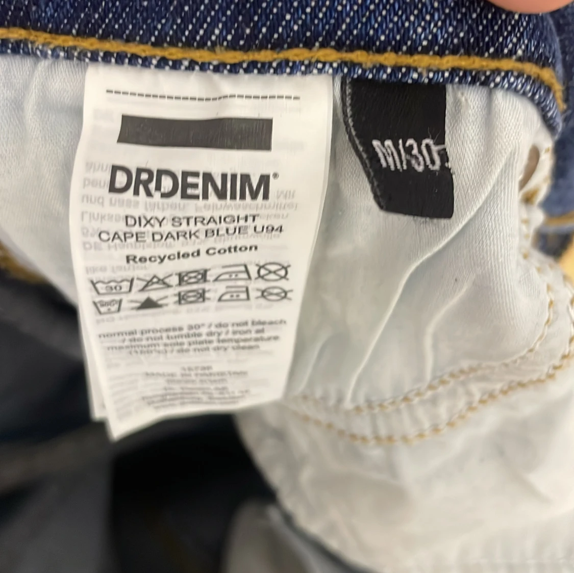 Dr Denim Dixy Straight jeans blå M/30 - 1