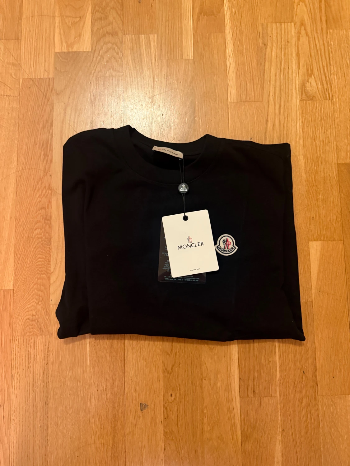 Svart Moncler t-shirt i bomull - 1