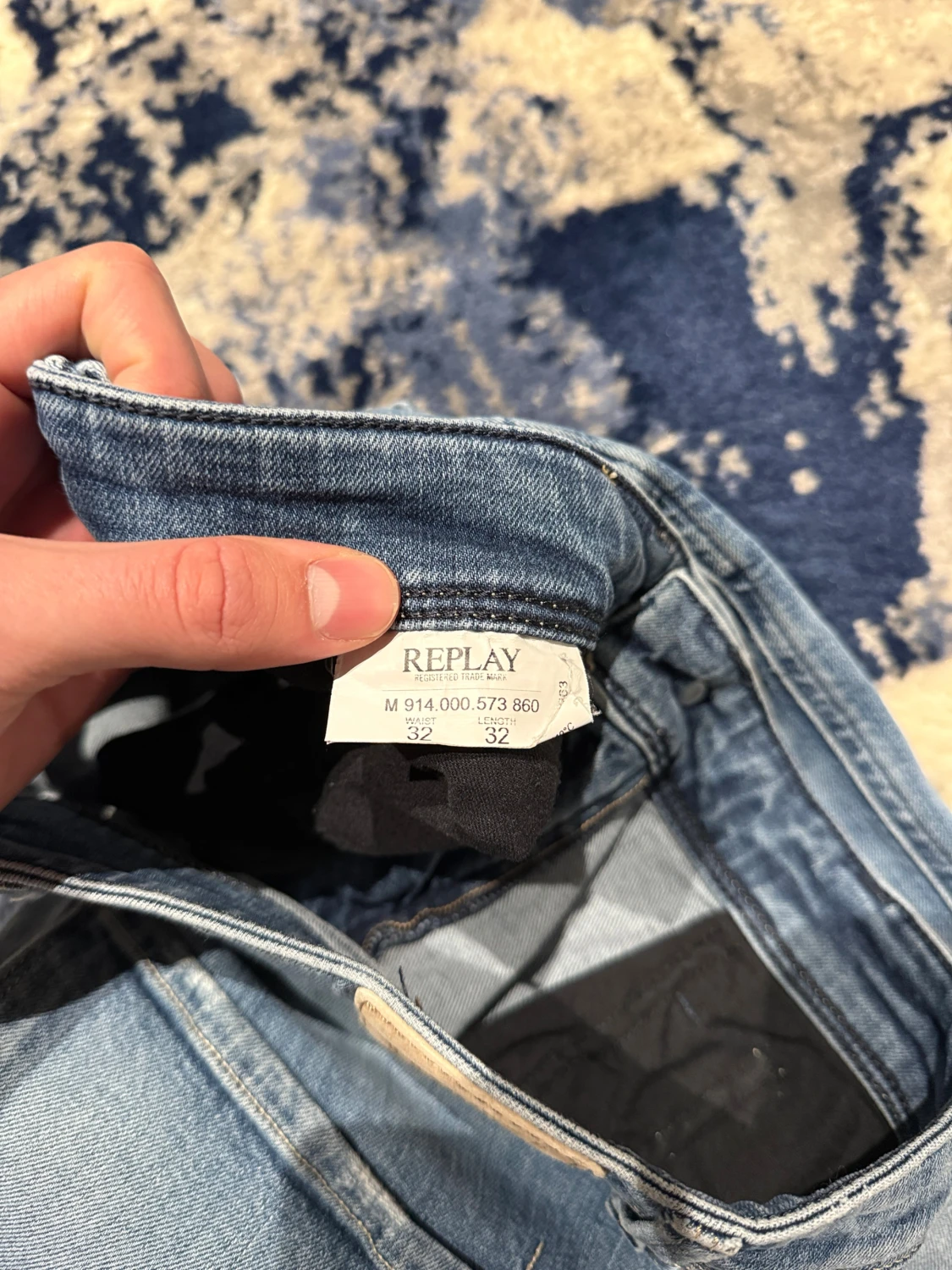 Replay Anbass ljusblå jeans - 5