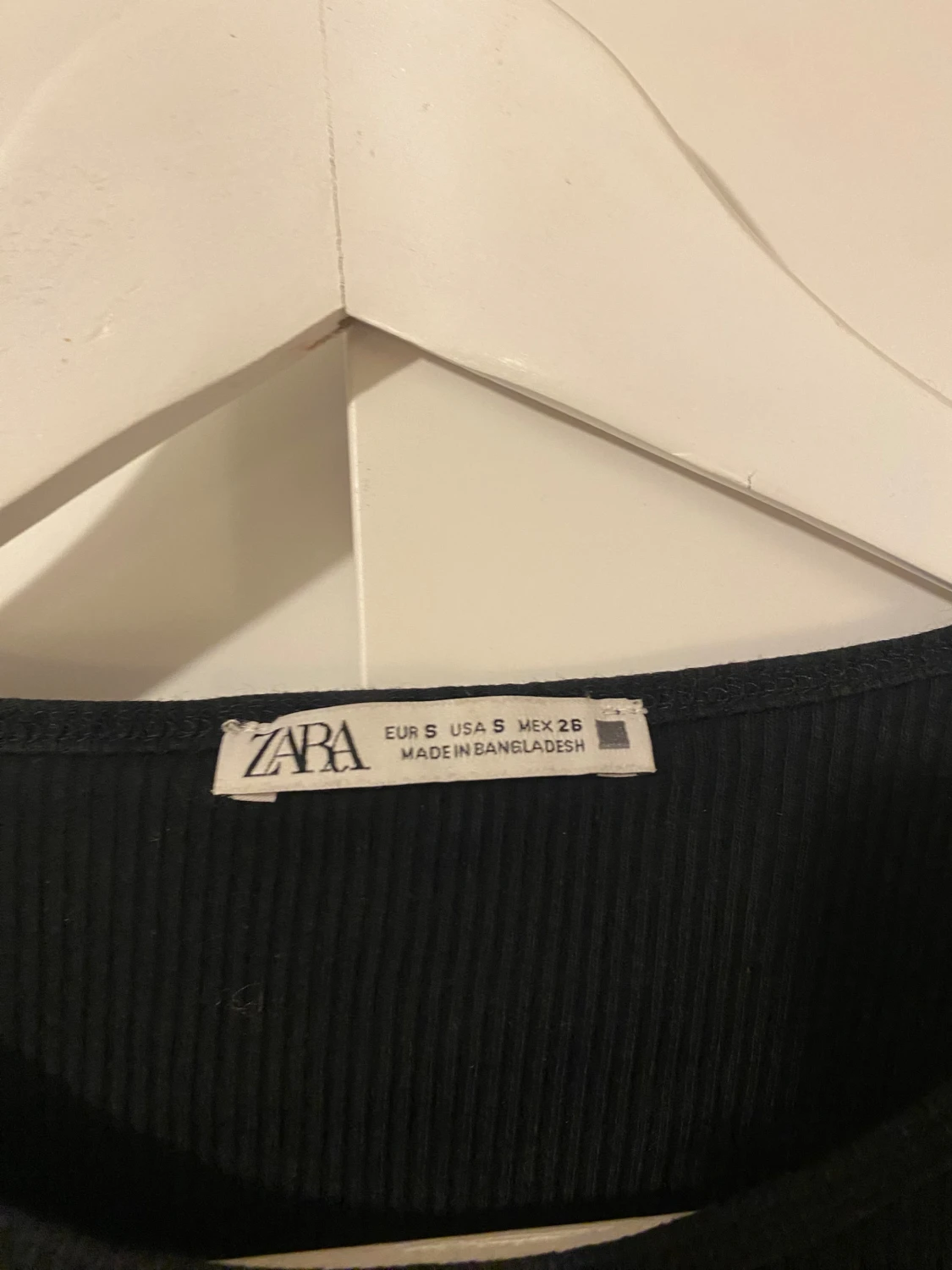 Svart volangtopp från Zara - 1