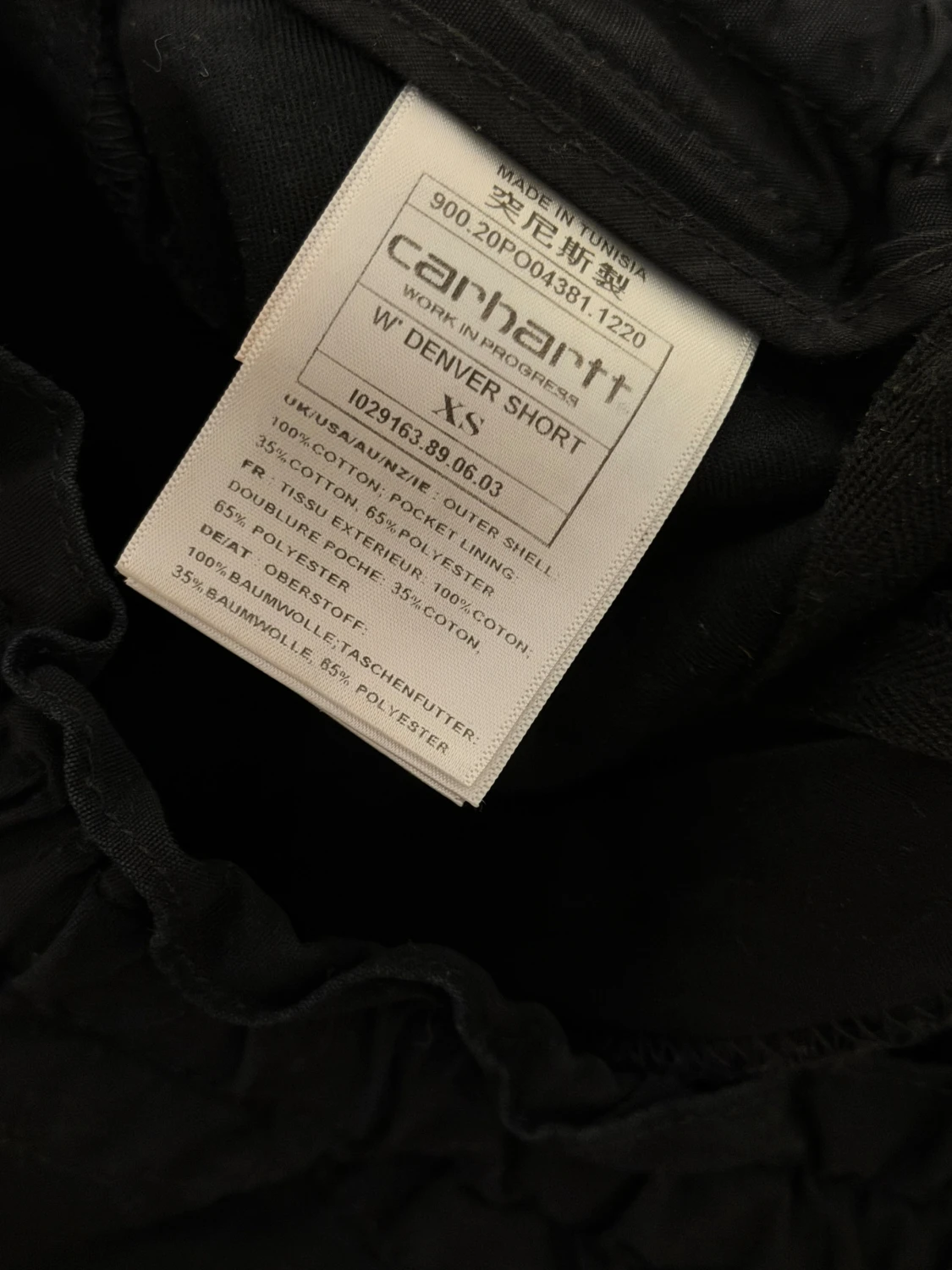 Svarta cargo shorts Carhartt WIP XS - 3