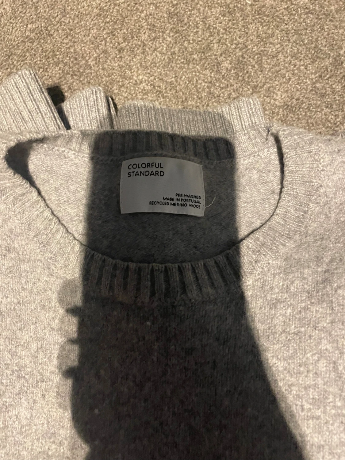 Grå merinoulltröja från Colorful Standard - 1