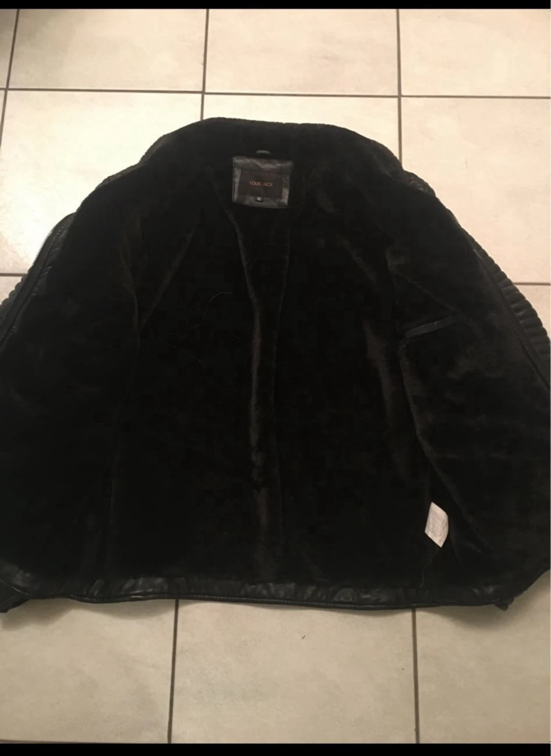 Svart fodrad jacka Louis Jack storlek L/XL - 1