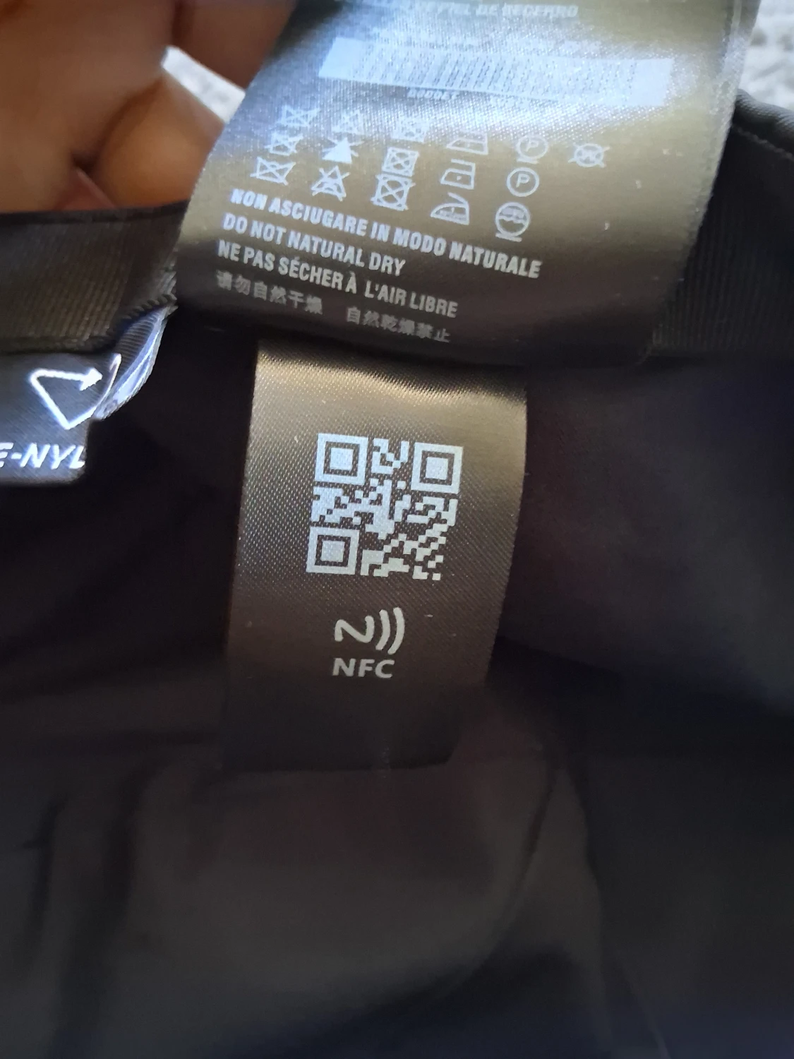 Svart Prada keps i nylon, storlek L - 3