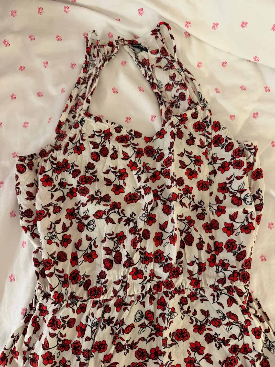 Blommig långklänning