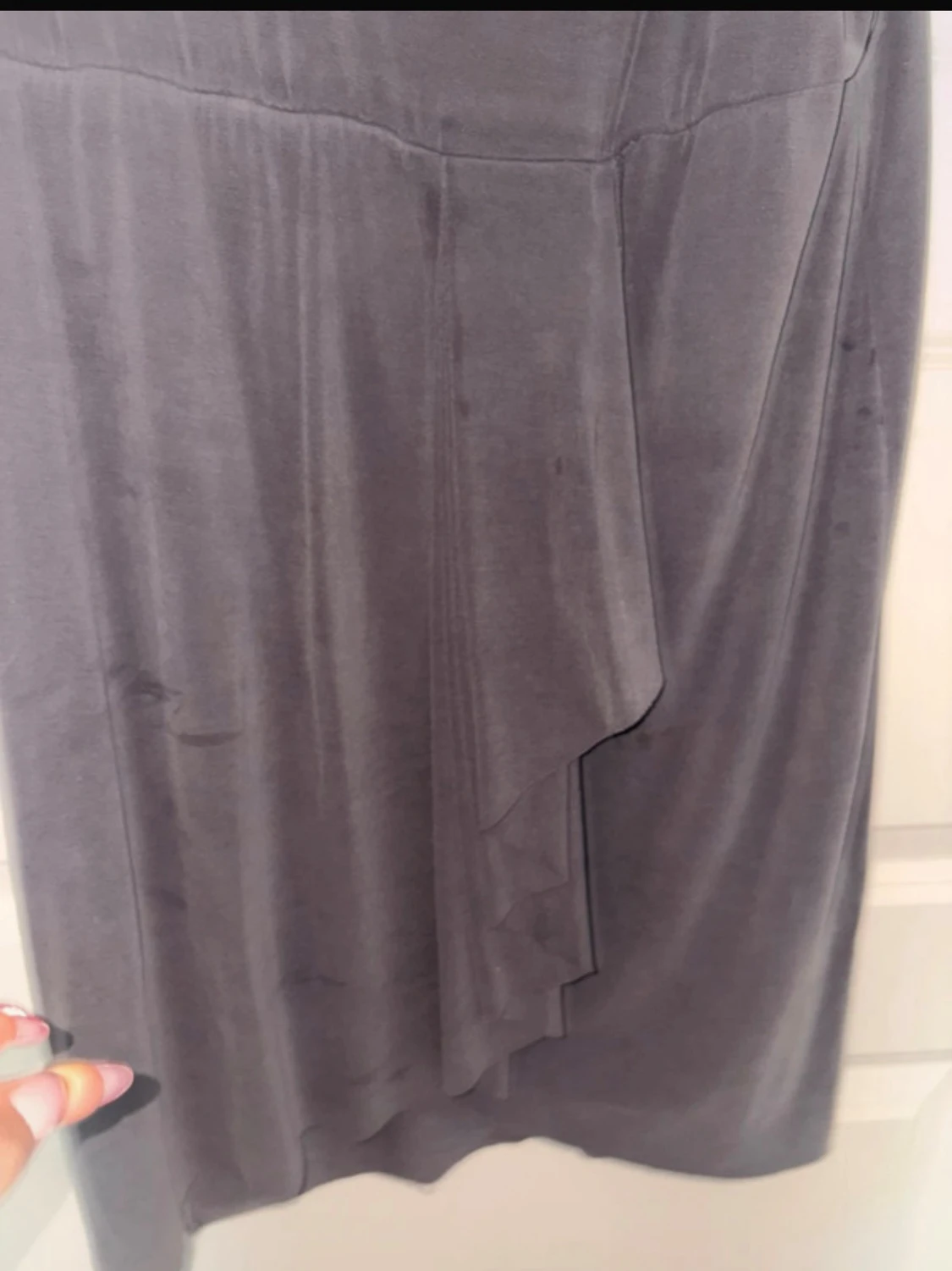 Svart omlottklänning från H&M - 2