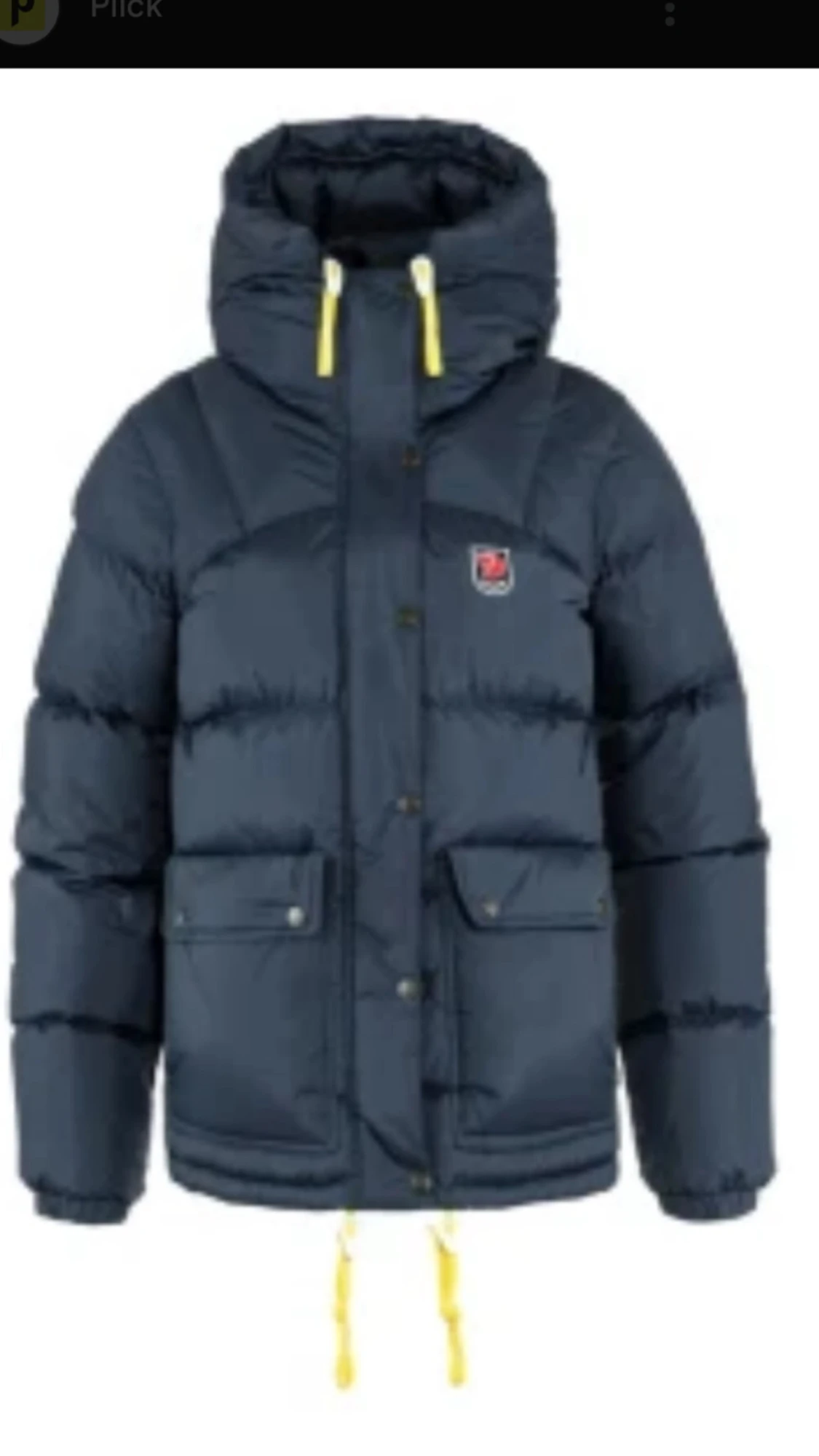 Marinblå dunjacka från Fjällräven