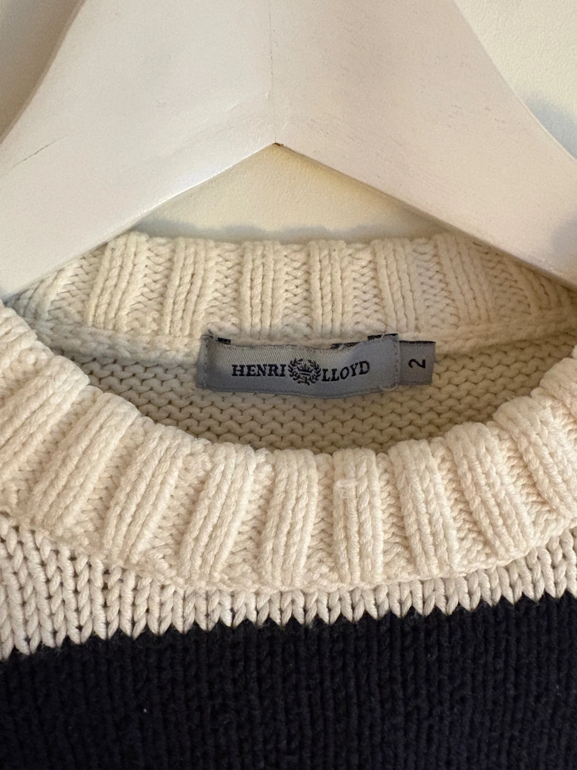Randig stickad tröja Henri Lloyd - 2